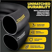 Vista 4 de Ultraverse Tubo interior de bicicleta para neumático de bicicleta de 27.5 x 1.75/1.95/2.10/2.125 pulgadas con válvula Schrader - Tubos de goma