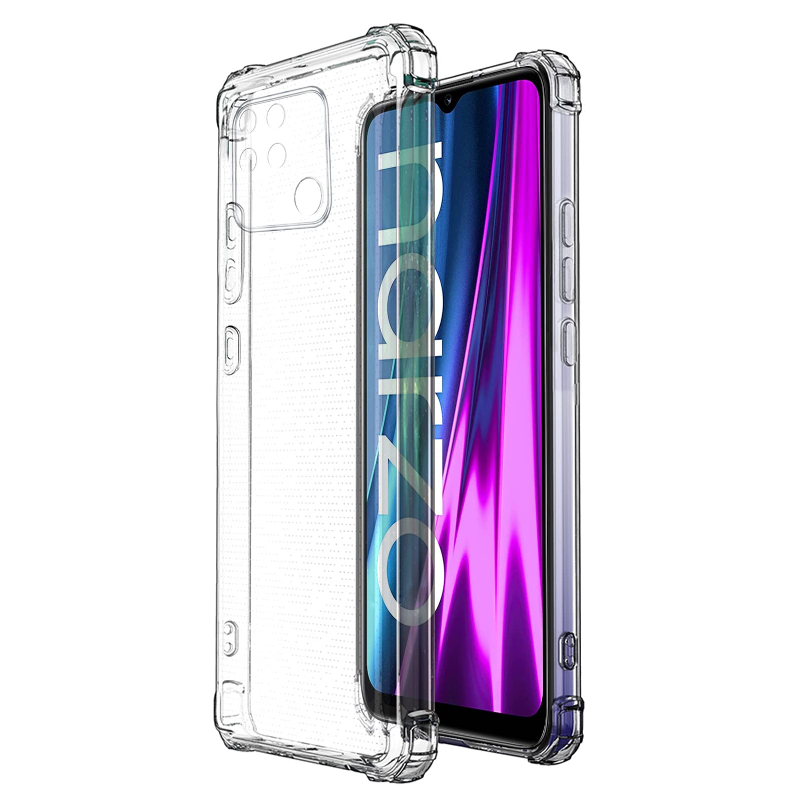 Amazon Brand - Solimo Silicone Mobile Back Cover for Realme Narzo 50A (REALME-NARZO50A-TPU-CLEAR_Clear) (B09JCDM6ZN) Amazon Price History, Amazon Price Tracker