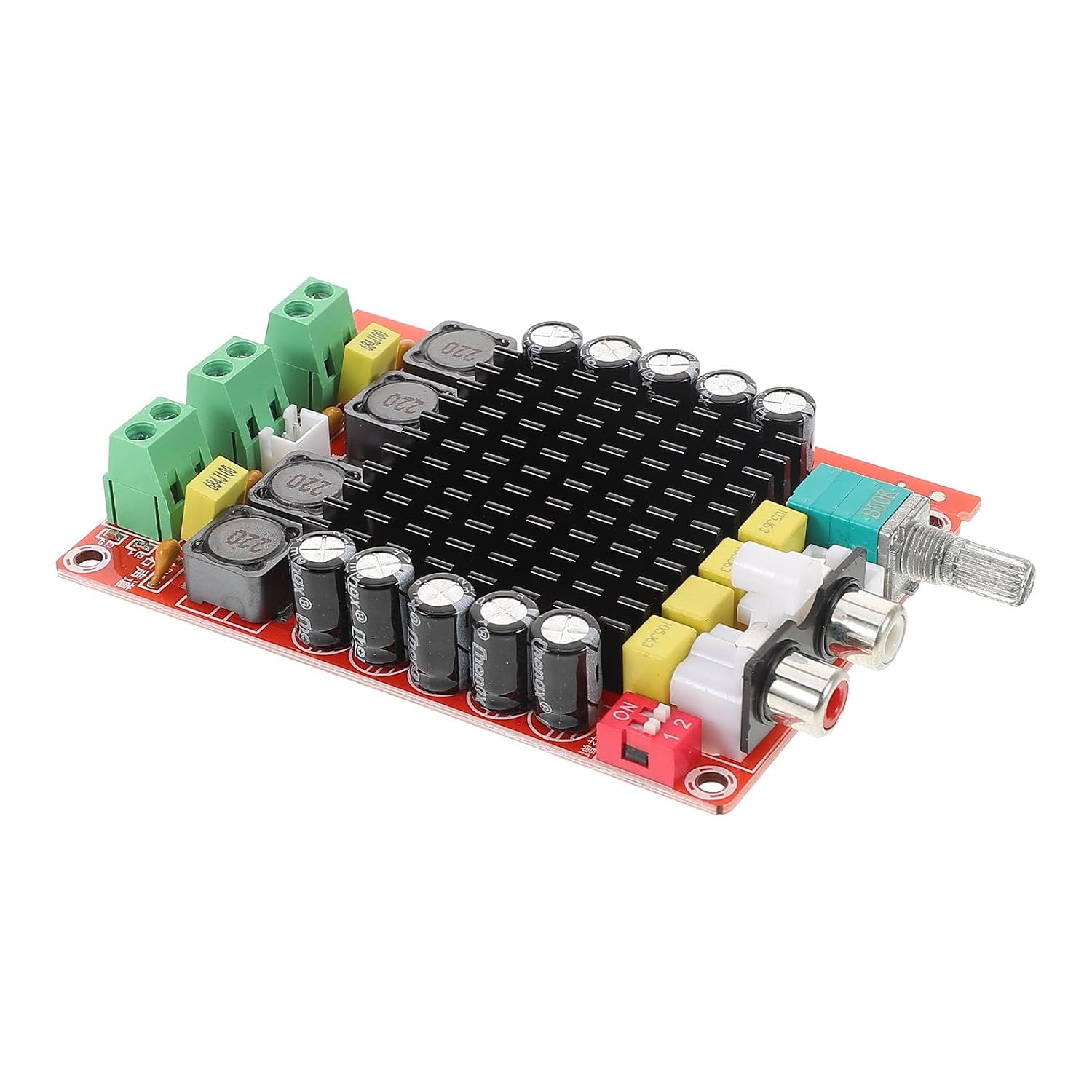 Tda7498 Digital Audio Amplifier Amp Board with Quick Installation and Stable Sound Reproduction, Dual-Channel Power Amplifier Board for Car Audio System, Plastic Material, Dc