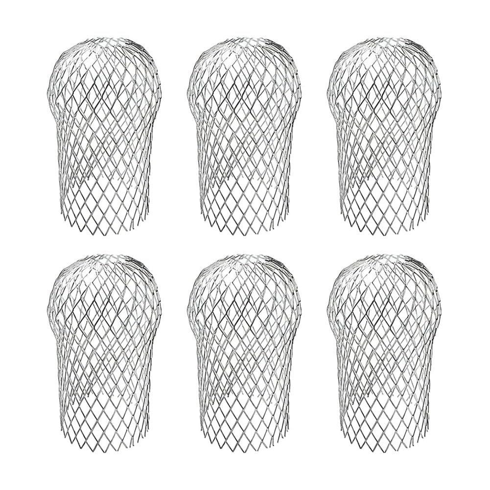 Ctrlzs 6 Pack Gutter Guards, Gutter Downspout Guards, Aluminum Gutter Guards Screen Filters, Gutter Downspout Protectors