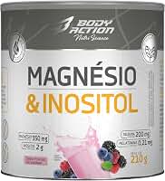 Magnésio e Inositol 210g Sabor Frutas Vermelhas Bodyaction