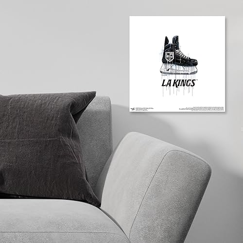 Miniatura 3 de Trends International Gallery Pops NHL Los Angeles Kings - Arte de pared de patín de goteo, versión sin marco, 12 x 12 pulgadas