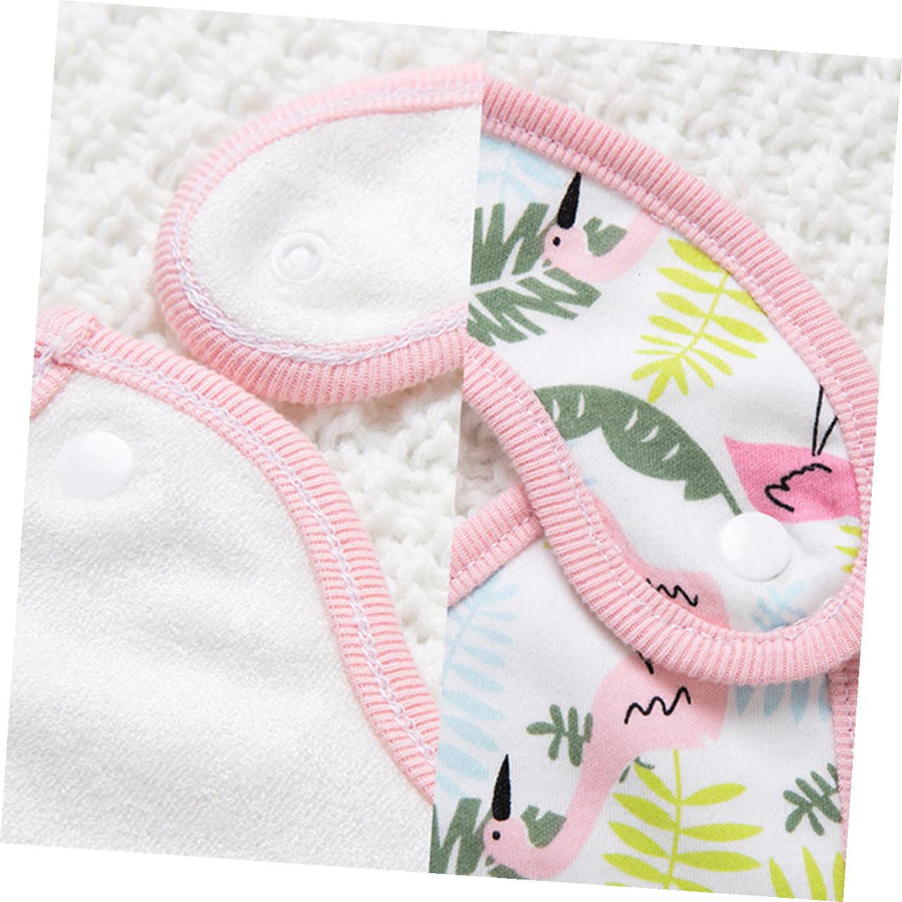 Yardwe Babinage De Bébé Imperméable Bavoir Pour Bébé Bavoirs Bébé Unisexe Bibs Pour Les Nouveau-nés Bavoirs En Tissu Bavoirs Baveux Bavoir D'alimentation Rose