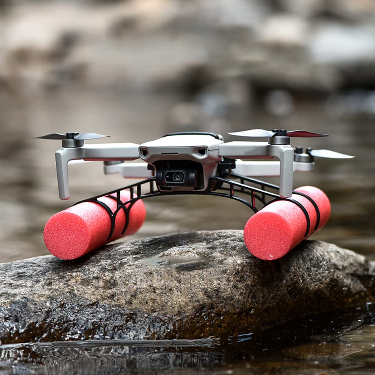 Yardwe Pata De Aterrizaje Flotante para Dron Extensor De Elevación Soporte Flotante Compatible con Mini 2 Uso Acuático