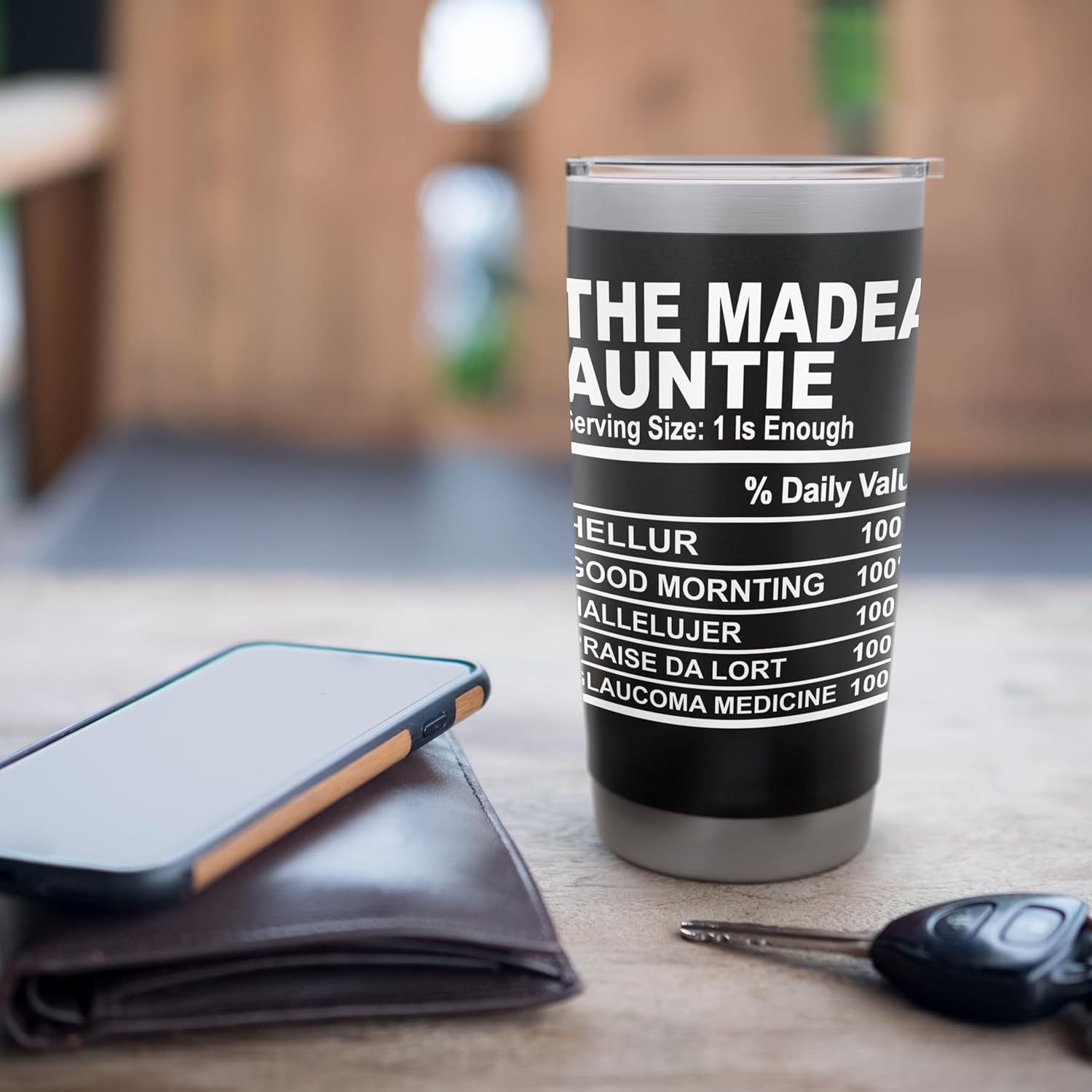 The Madea Auntie funny family matching love cousins Stainless Steel Insulated Tumbler - Image 7