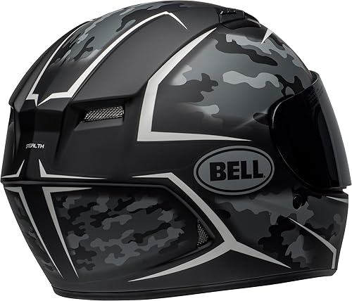 Vista 31 de Bell Qualifier - Casco integral para motocicleta Ascent Negro Mate/Azul/Blanco