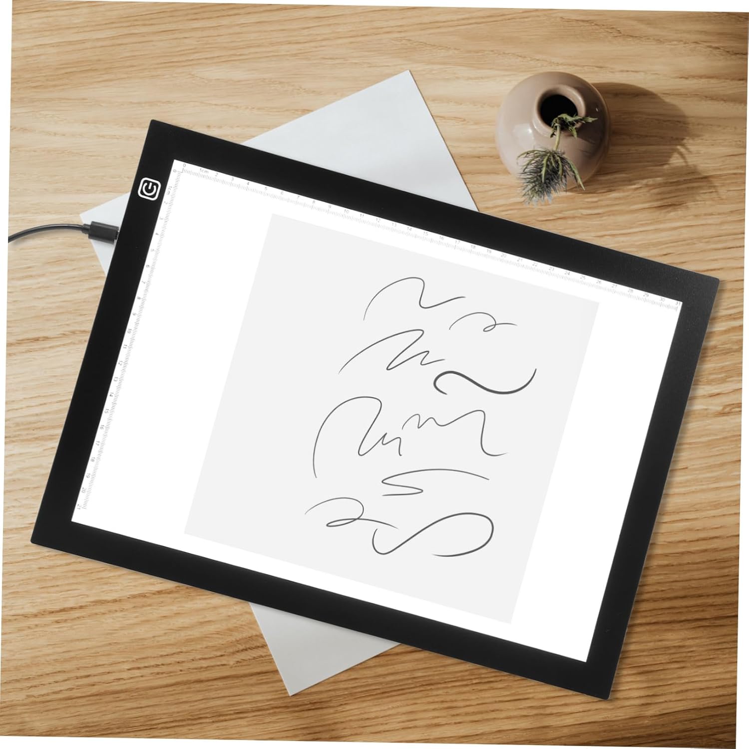 VILLCASE Portable Led Light Tracing Pad with Brightness Levels Ultra-Thin Design for Artists Sketching and Animation Convenient for Long Hours of Use