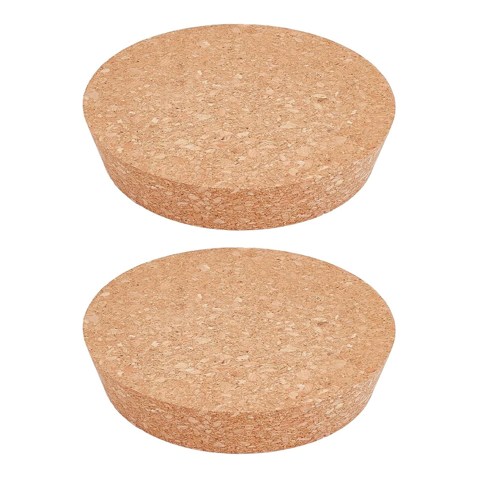 Kaeltsyn Large Tapered Cork Plugs Corks Canning Jar Lid Wood Tapered Plugs for Preserving Food Drinks in Bottles Jars Enduring Flat Rounded Cork Stopper