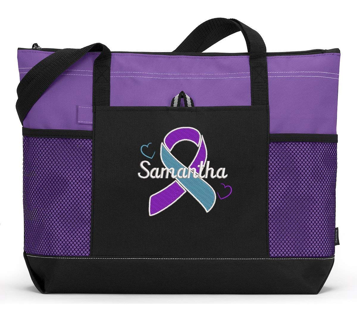 Suicide Awareness Personalized Embroidered Tote