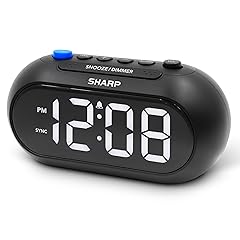 Sharp Auto Set Alarm Clock — Sets Itself from Your Phone, Bluetooth Time Sync, Large White LED Sharp Auto Set Alarm Clock — Sets Itself from Your Phone, Bluetooth Time Sync, Large White LED item