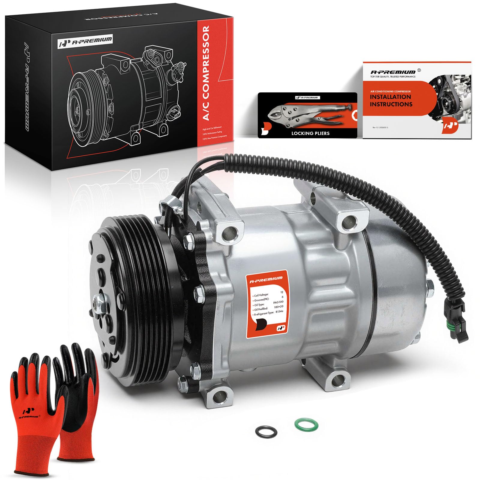 Photo 1 of A-Premium Air Conditioner AC Compressor with Clutch