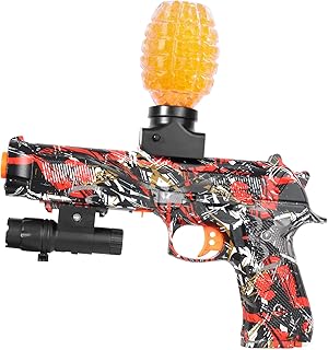 Electric Gel Gun Blaster Automatic Splatter Ball Blaster Eco-Friendly Splat Gun Auto Orby Gun for Outdoor Activities, able to Shoot 12 Rounds per Second