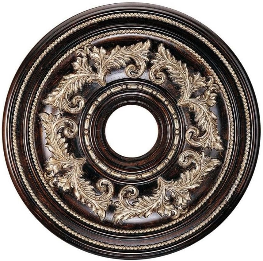 Ceiling Medallion in Style 22.5 inches Wide by 1.5 inches High-Hand Rubbed Bronze Finish 218-Bel-732699