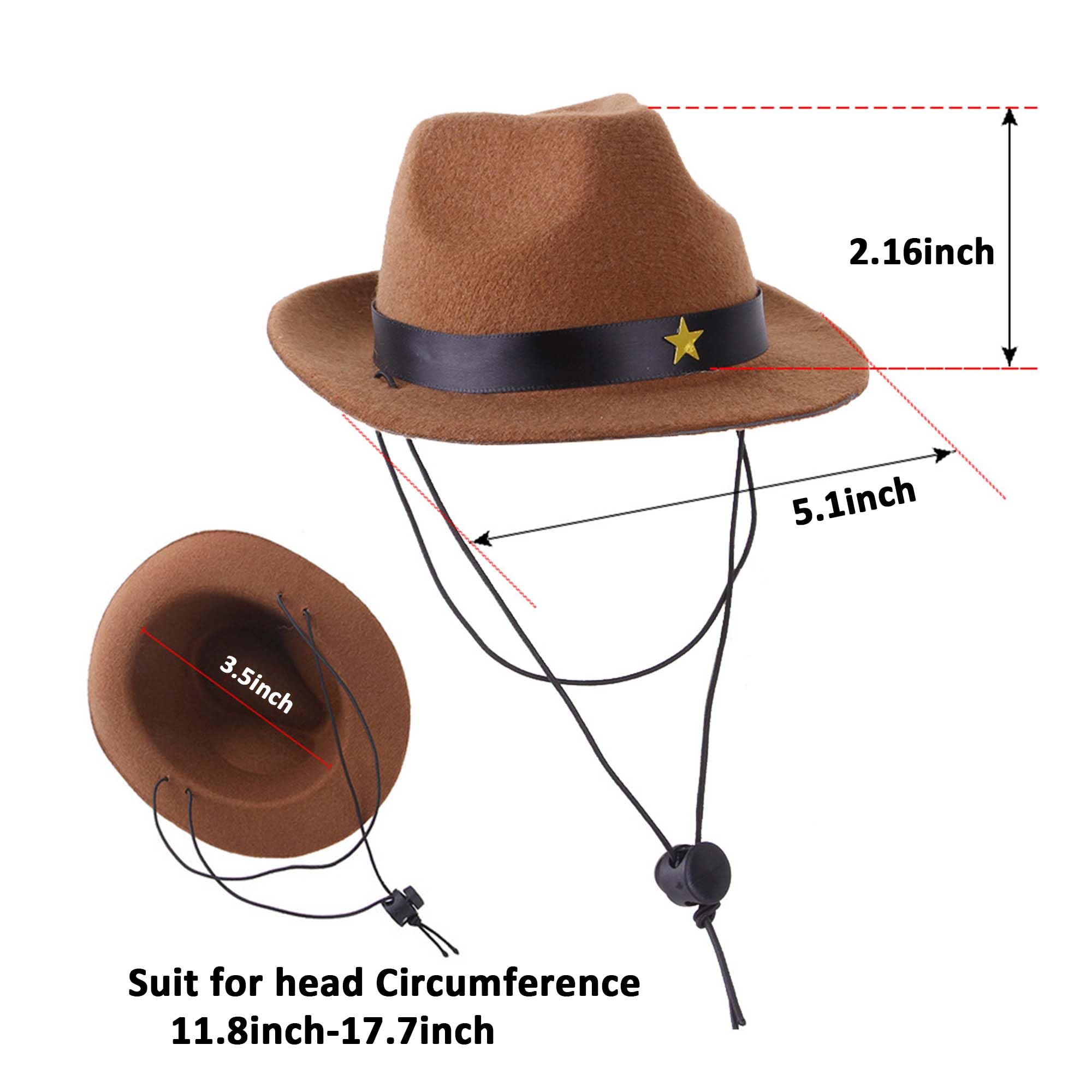 Abito in Denim da Cowgirl per Cani Occidentali con Cappello per Cani, Costumi per Animali Domestici Halloween Texas Cowboy Cowgirl Abiti per Cani di Piccola Taglia Ragazza Abbigliamento per Gatti