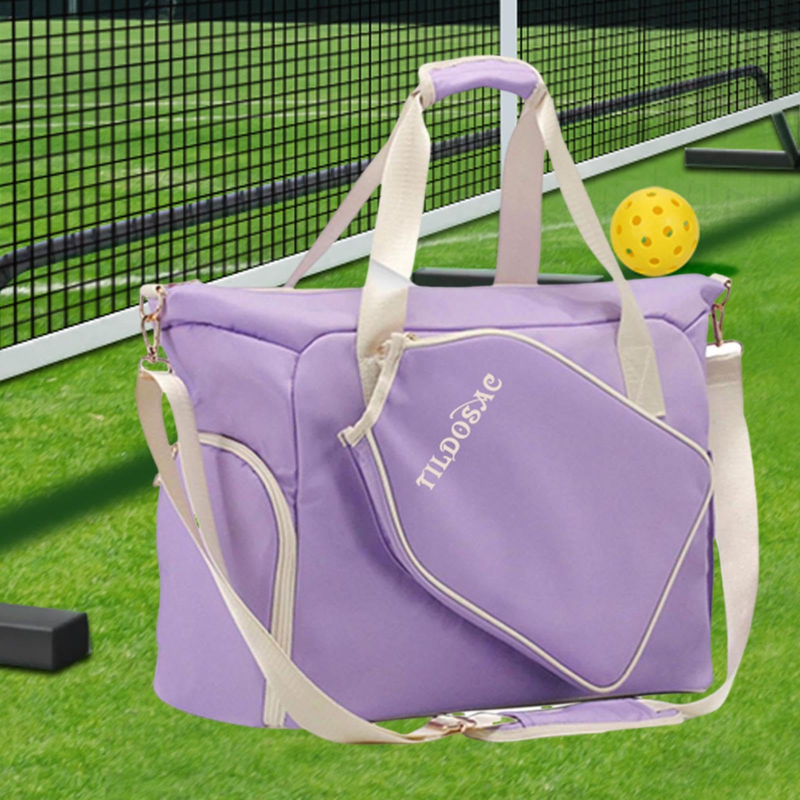 Borsa a Tracolla per Racchetta da Pickleball, Accattivante Borsa | pratica per viaggi, a tracolla per racchetta da pickleball