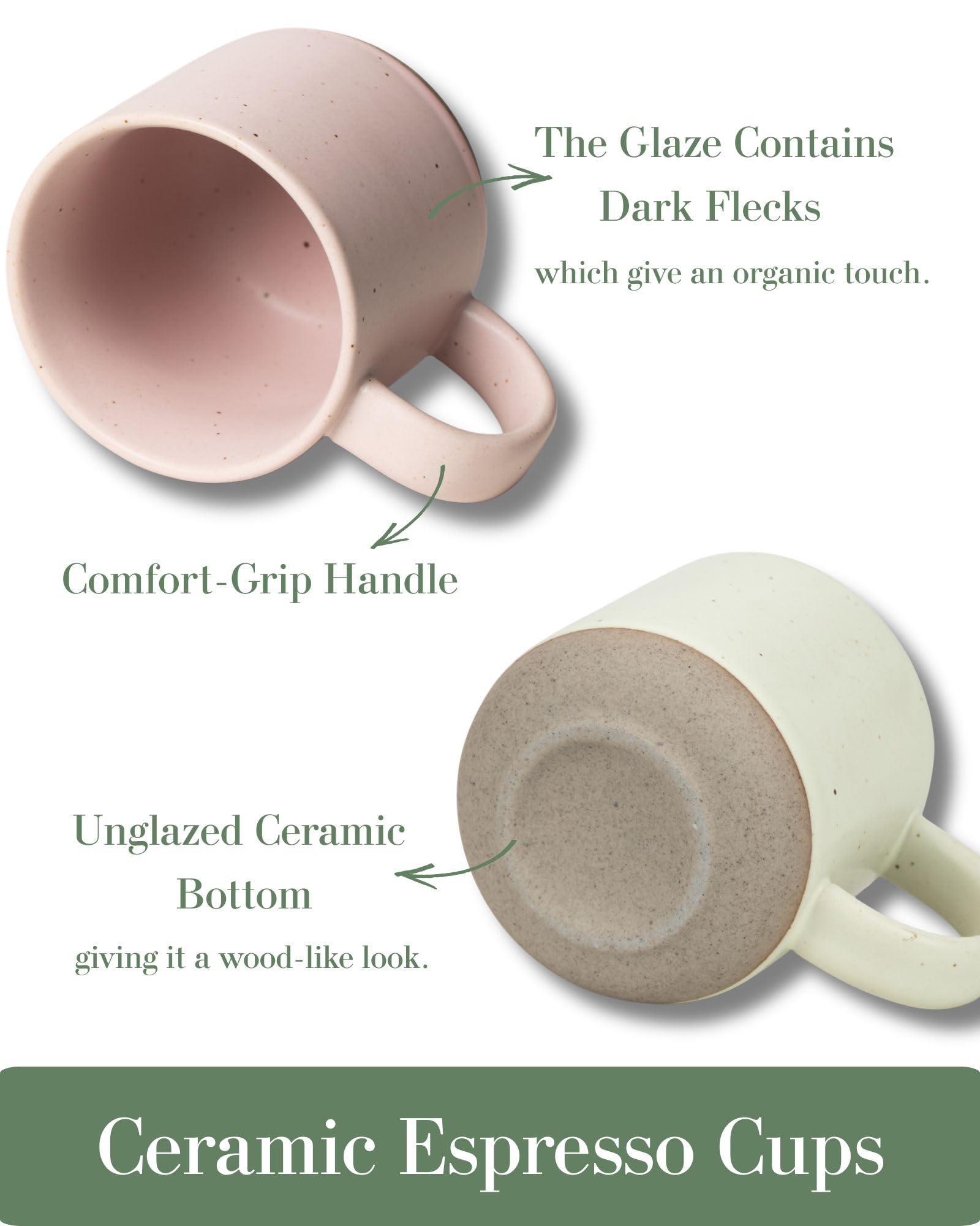 Tasses Expresso Micro-ondes Gencywe Lot De 6 Mini Tasses Expresso Céramique 150 Ml – Tasses Demi-Tasse Porcelaine Morandi Avec Poignée Micro-ondes/Lave- Vaisselle Tasses Expresso Micro-ondes Gencywe Lot De 6 Mini Tasses Expresso Céramique 150 Ml – Tasses Demi-Tasse Porcelaine Morandi Avec Poignée Micro-ondes/Lave- Vaisselle