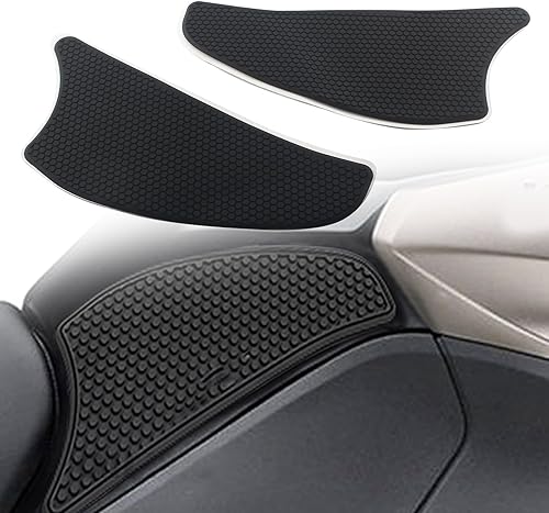 Miniatura 3 de Rodilla lateral antideslizante para tanque de gas Tracción para KAWASAKI VERSYS 1000 (2015-2020) Negro