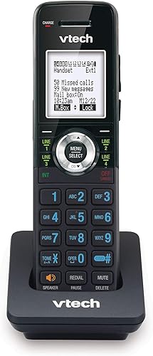 Miniatura 5 de VTech AM18447 - Consola principal expandible de 4 líneas para pequeñas empresas y sistema de escritorio de extensión VTech AM18247 para VTech
