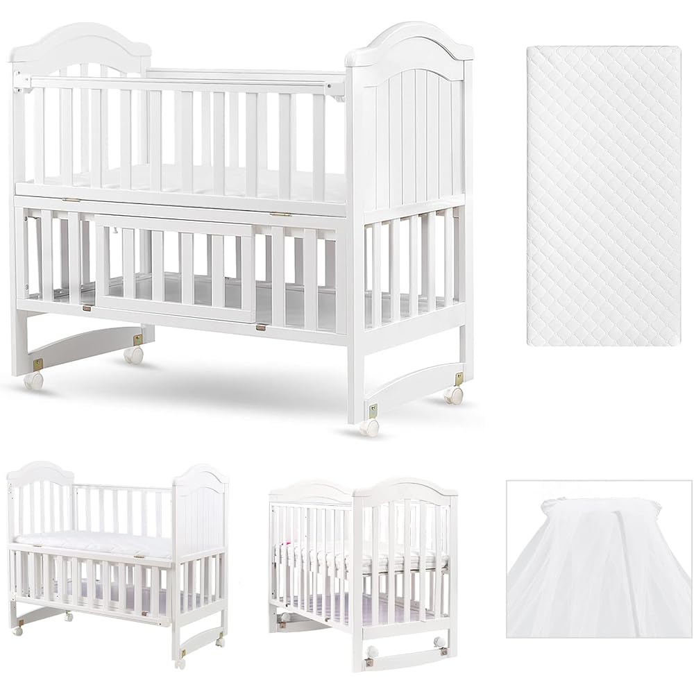 $40/mo Finance HARPPA Portable Mini Crib 6-in-1 Convertible