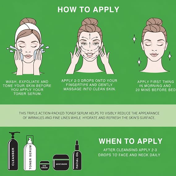 Beaute DE Provence Hydrating Hyaluronic Acid Toner for Face - Facial Setting Spray - Enhanced with Green Tea - Dark Spot Remover - 4 Fl Oz and Aloe Vera