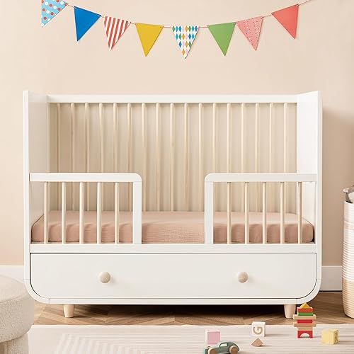 Miniatura 5 de UBBCARE Sábanas de muselina para cuna, para niños y niñas, 28 x 52 pulgadas, de algodón, para colchones estándar para cuna y niños pequeños, sábanas