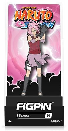 FiGPiN Naruto Shippuden Sakura - Collectible Pin with Premium Display Case