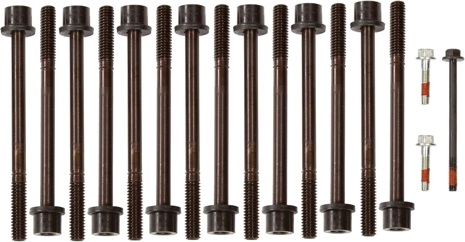 Evergreen HB10428D Compatible With 02-09 Chevrolet Corolado GMC Canyon Hummer 2.8L 2.9L 3.5L 3.7L 4.2L Head Bolt Set