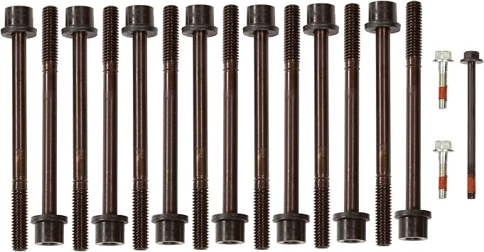 Evergreen HB10428D Compatible With 02-09 Chevrolet Corolado GMC Canyon Hummer 2.8L 2.9L 3.5L 3.7L 4.2L Head Bolt Set