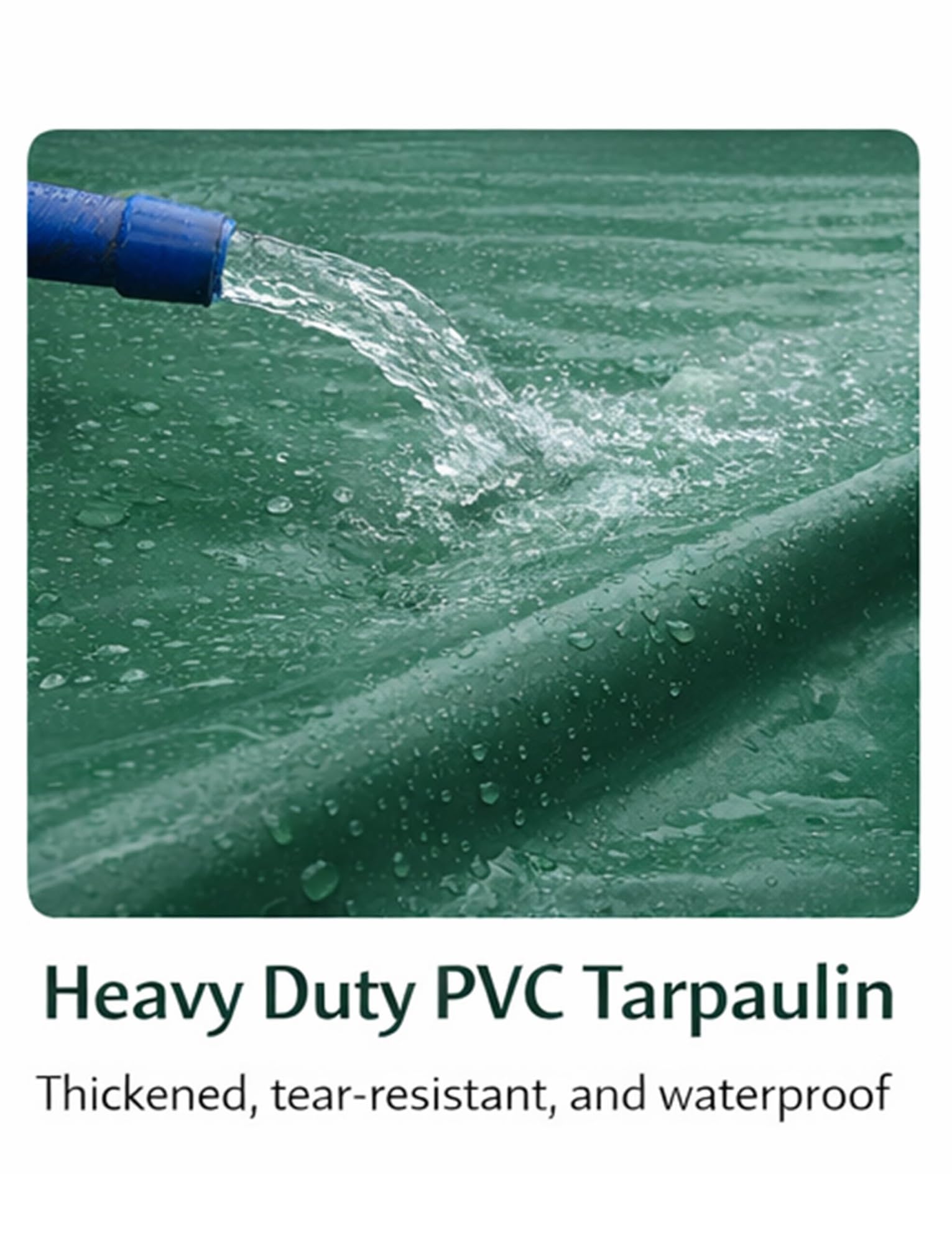 Grande stagno per pesci fuori terra, piscina in tela di PVC spessa con telaio in acciaio zincato, contenitore per acquario all'aperto per koi e stoccaggio dell'acqua