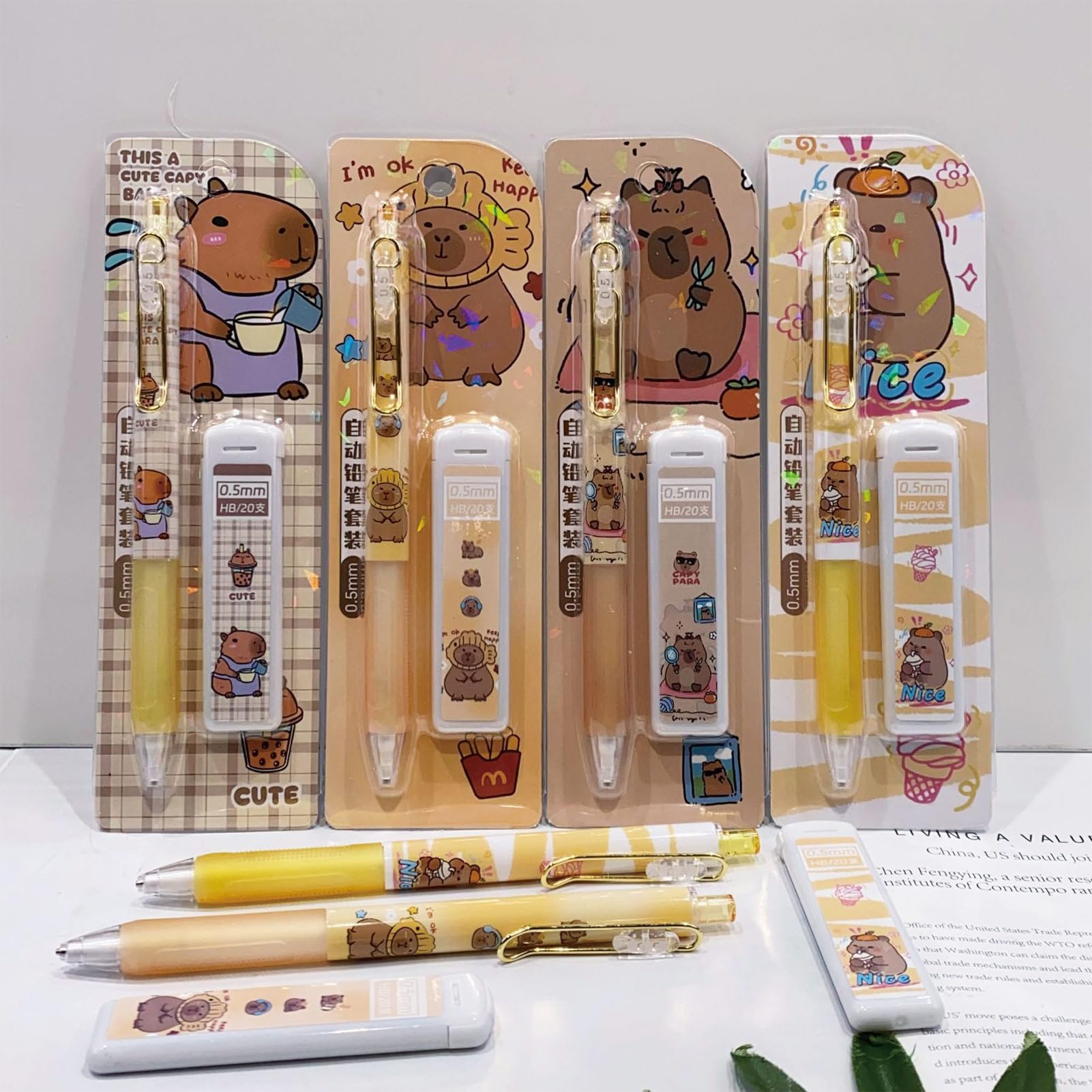 Amazon.co.jp: Capybara シャープペンシル リフィル付き 0.5mm