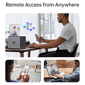 Amazon.com: Yxk Zero1 4-Bay Desktop NAS, Quad-Core CPU, User