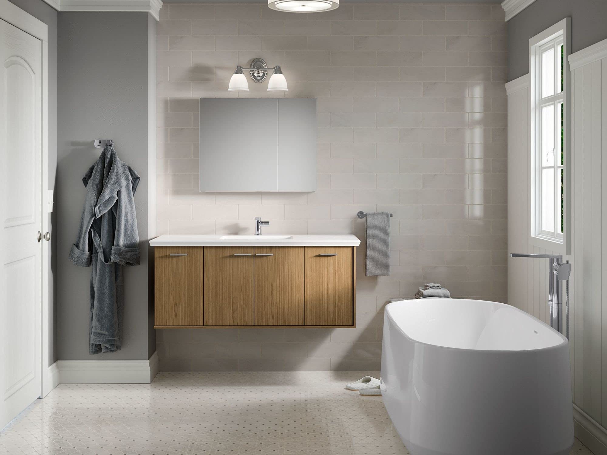 Buy KOHLER 81146DA1 Maxstow Frameless Surface Mount Bathroom Medicine