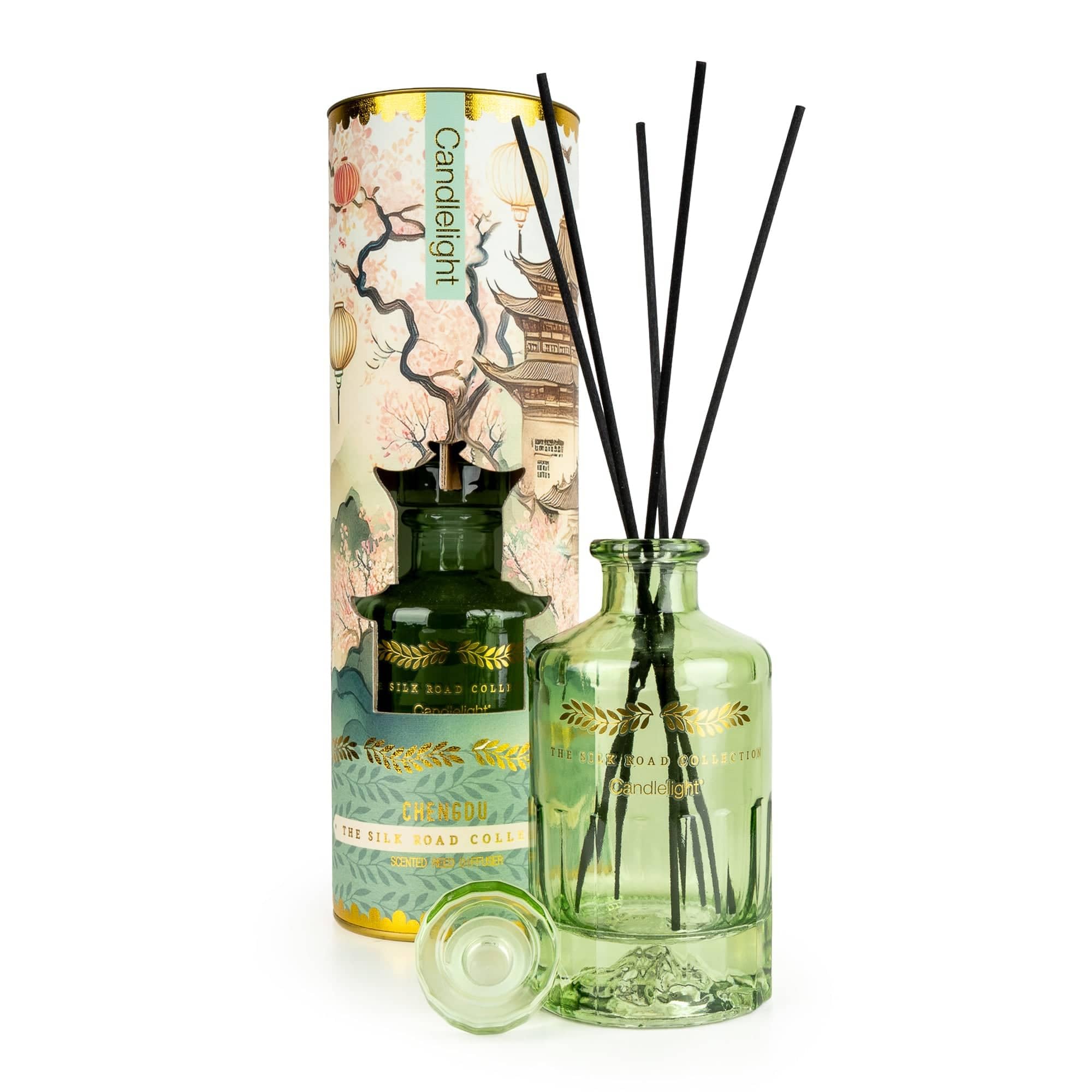 Reed Diffuser Set 250ml - Sakura Cherry Blossom Oriental Scent | Long Lasting Luxury Home Fragrance Gift | Premium Room Diffuser