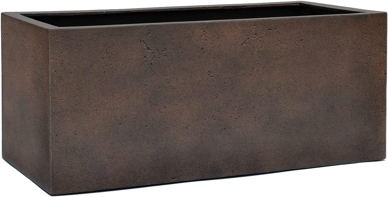 ESCHBACH® Pflanzkübel Box 100 Rost Braun Rechteckig * 100 x 45 x 45 cm