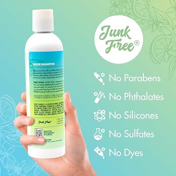 MopTop Detox Shampoo Scalp Clarifying Shampoo for Build Up, Hard Water, Dirt & Oil, Sulfate & Paraben Free Hair Care for All Hair Types Thin, Straight, Wavy, Curly & Coily (Citrus Medley, 2oz)