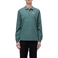 NAPAPIJRI Uomo Polo a Maniche Lunghe Eruggy Verde S