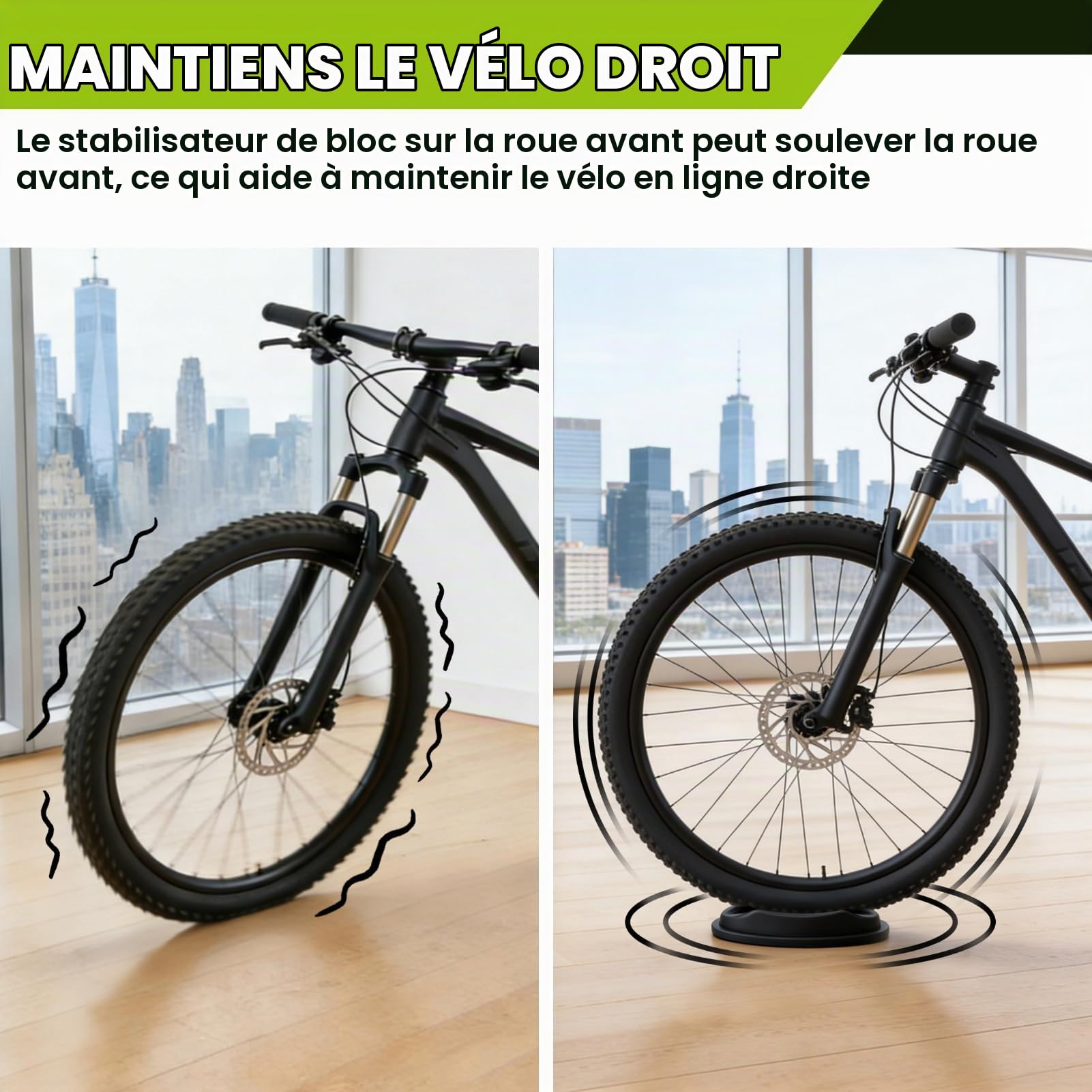 Support Roue Avant Home Trainer,Support Roue Avant Home Trainer,Support De Roue Avant Home Trainer,Llos Ciclismo,Support De Roue Avant De Vélo Antidérapant,Riser De La Roue Avant Cyclie Bloc De Cyclis