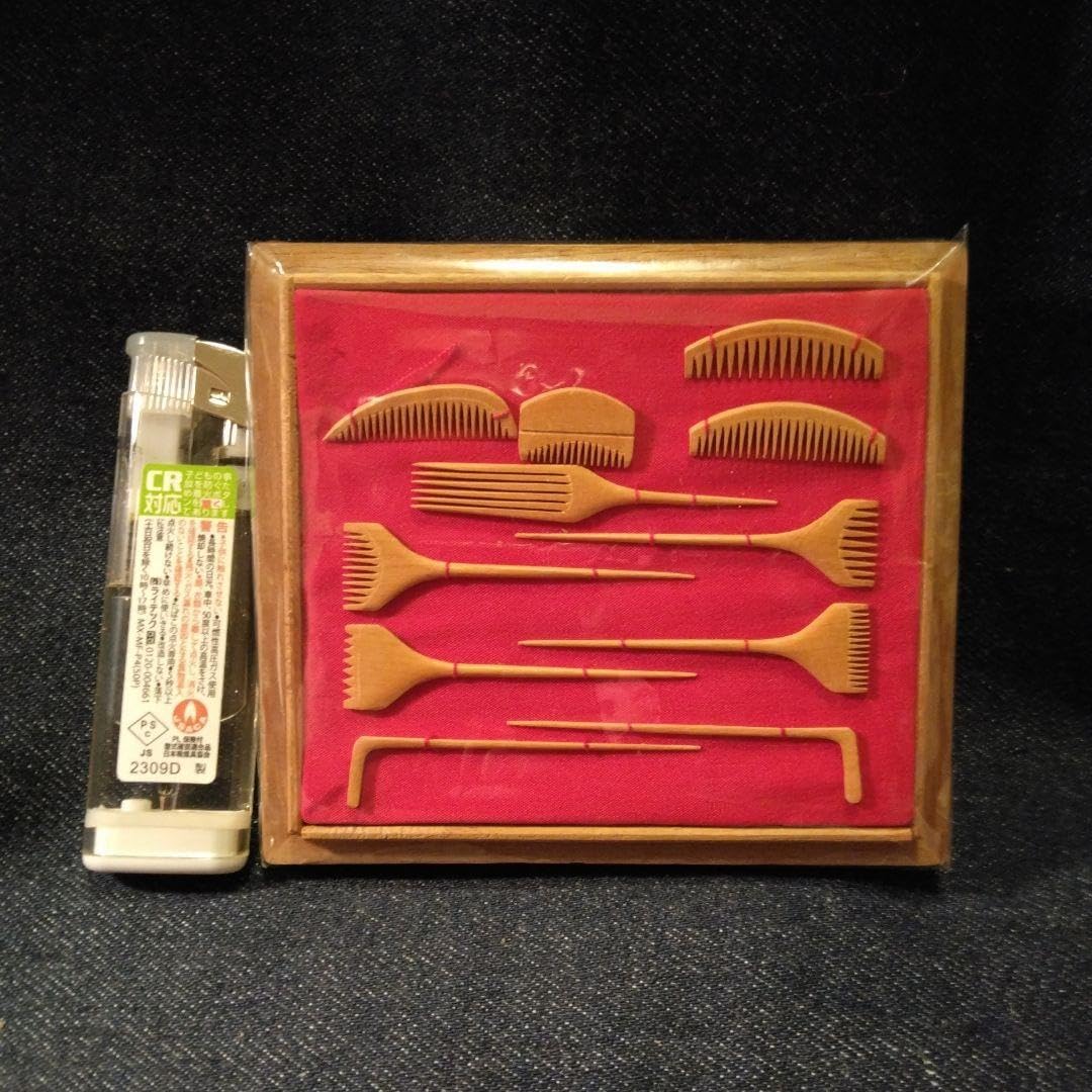 古い　ミニチュア　櫛　こうがい　アンティーク　骨董 古い ミニチュア 櫛 こうがい アンティーク 骨董 アンティークくしと