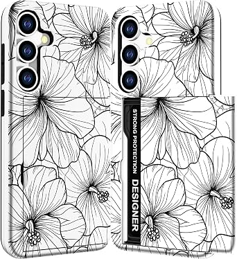 for Samsung Galaxy S24 / S25 Case - Black Elegant