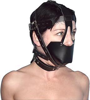 Honeylust - Muselière BDSM verrouillable Bâillon avec Balle Gag et Collier - Bondage Mouth Gag - Jouet Sexuel fétiche verrouillable - Écarteur de Bouche avec Bol de récupération