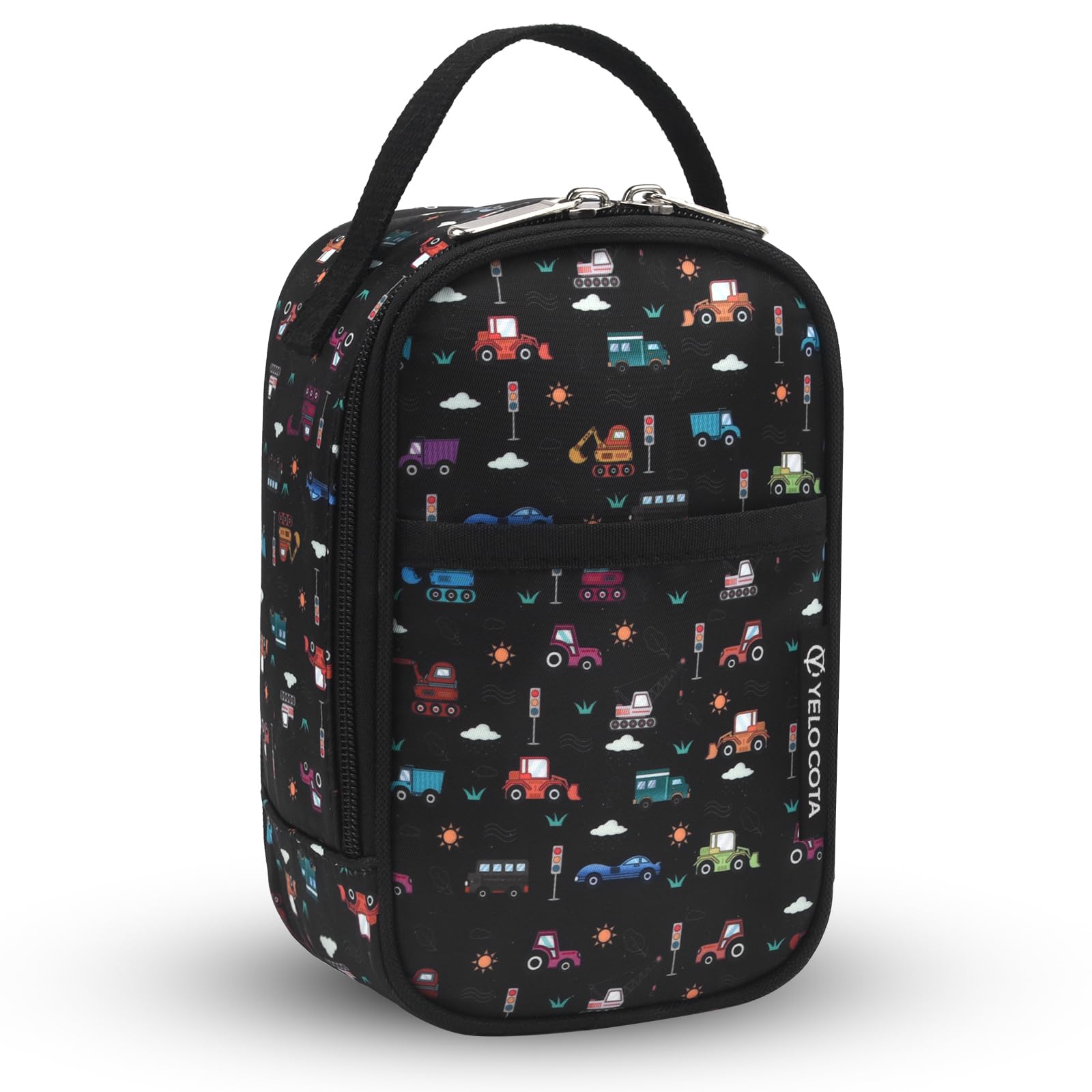 Yelocota Small Insulated Lunch Bag- Snack Bag- Mini Cooler Bag with Handle for Travel,Work,School(Storage Space below 20oz)- Also Suitable for Pairing with Food Jar: Home & Kitchen
