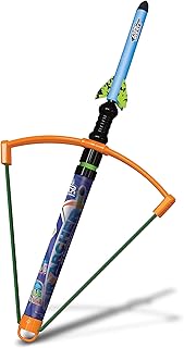 Geospace Pump Rocket Air Archer Air-Powered Bow & Rocket Set with EZ-Pull Bungee Power (1 Launcher and Rocket)