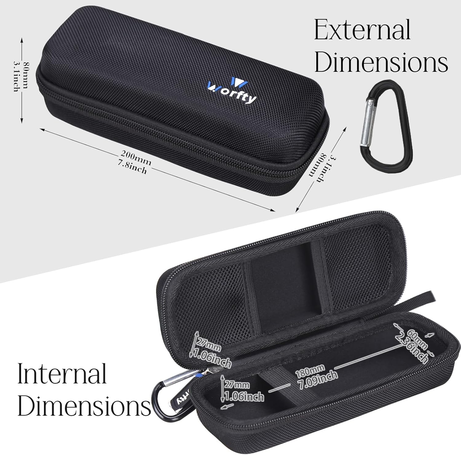 Case for Fanttik E1 Max/NEX E1 Electric Screwdriver, Storage Case Compatible with Fanttik E1 Max/NEX E1/AMAZING FLOWER 3.7V Mini Precision Screwdriver, Case Only (Black)