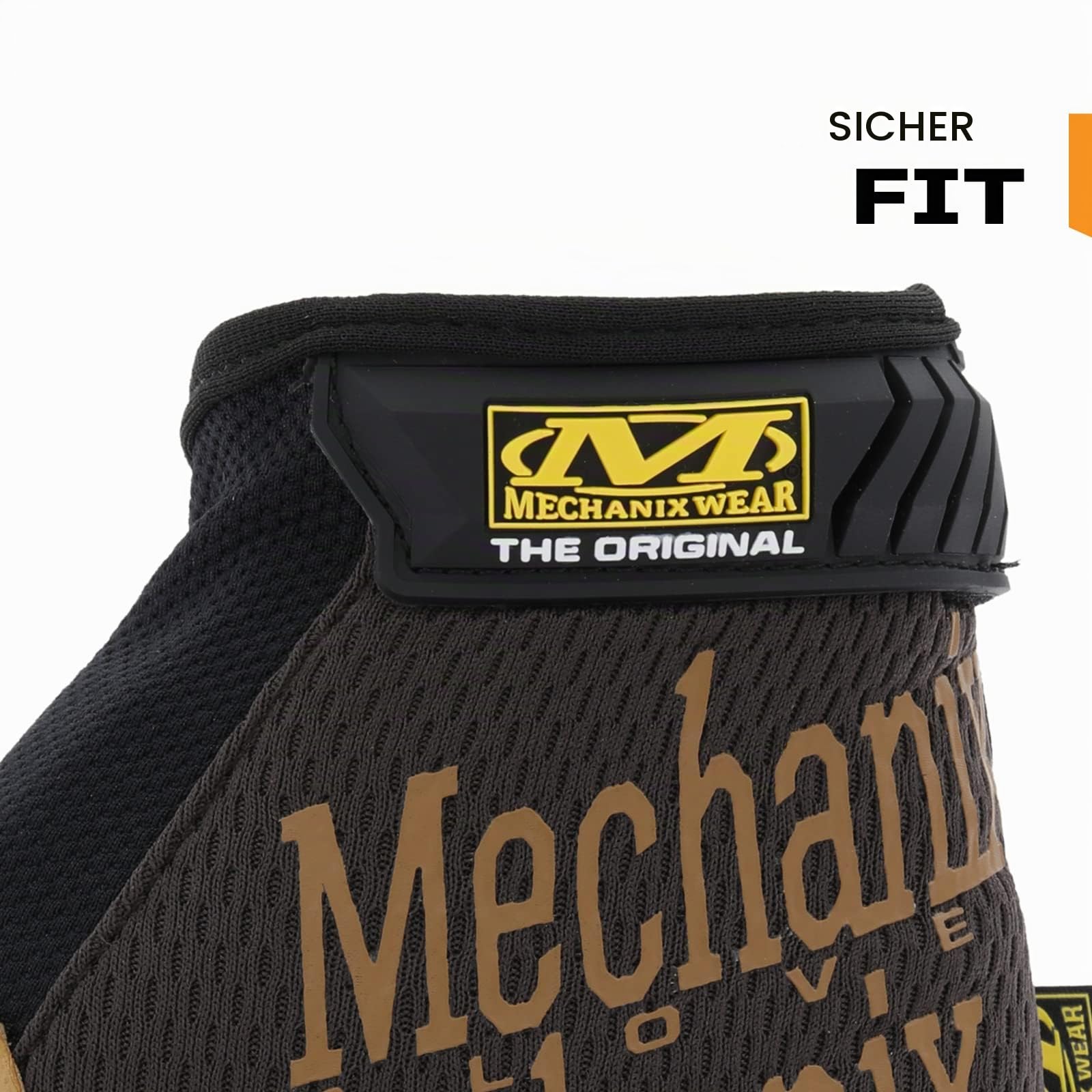 Mechanix Wear - Leather Original Handschuhe (Large, Braun/Schwarz)