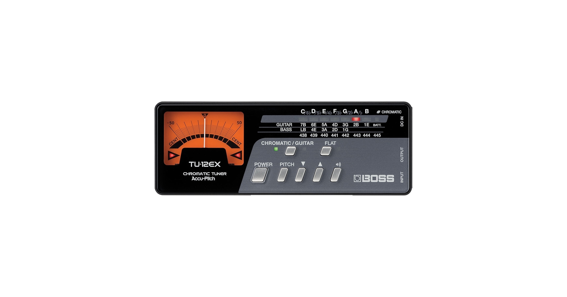 Amazon.com: BOSS TU-12EX Guitar/Bass Chromatic Tuner with