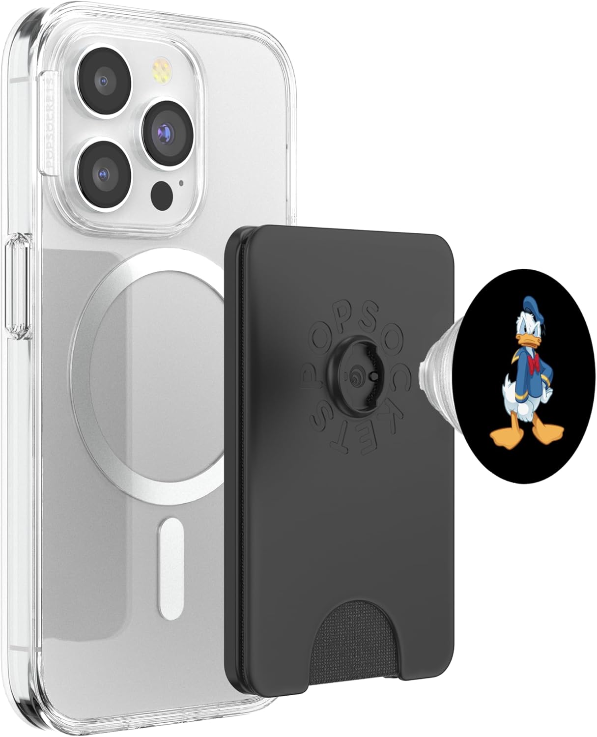Disney Donald Duck Angry PopSockets PopWallet for MagSafe