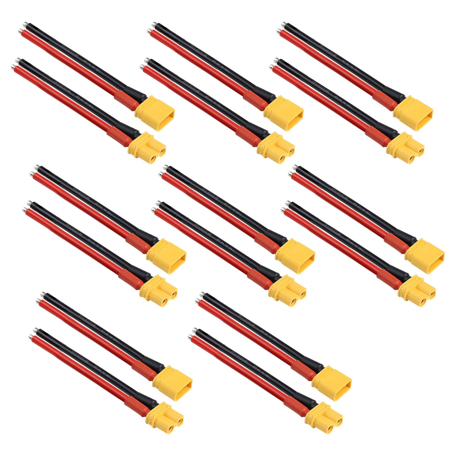 Amazon.com: 8 Pairs TMH XT30 Plug Connector Female and Male with