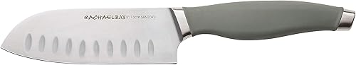 Miniatura 4 de Rachael Ray - Cubertería japonesa de acero inoxidable con vainas, cuchillo de chef de 8.0 in, cuchillo Santoku de 5.0 in y cuchillo de pelado de 3.5