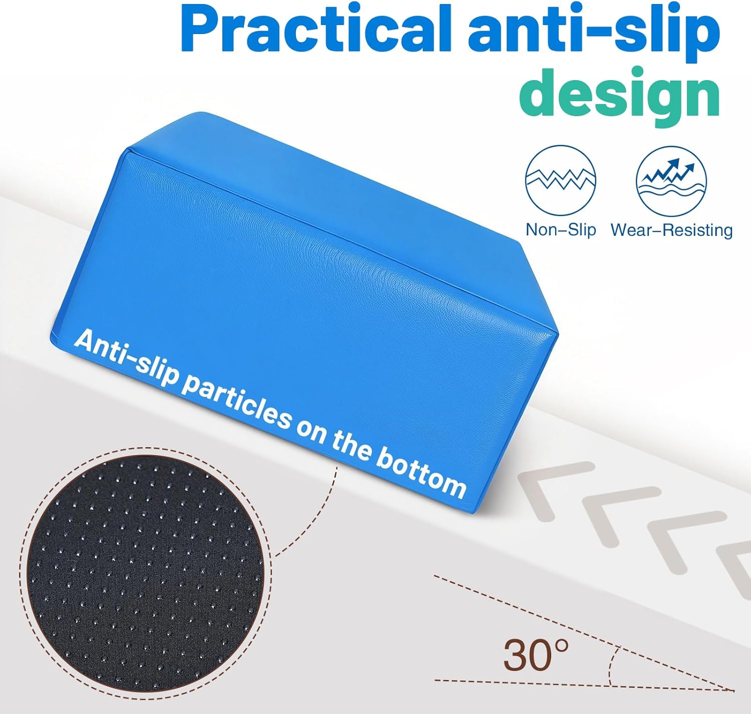 6-Piece Soft PU Leather Toddlers Climbing Toys for Baby - Kids Foam Climbing Blocks for Toddlers Indoor - Climb & Crawl Soft Foam Block Activity Play Set - Toys for Kids Crawling Sliding (Mixed Color) - Image 5