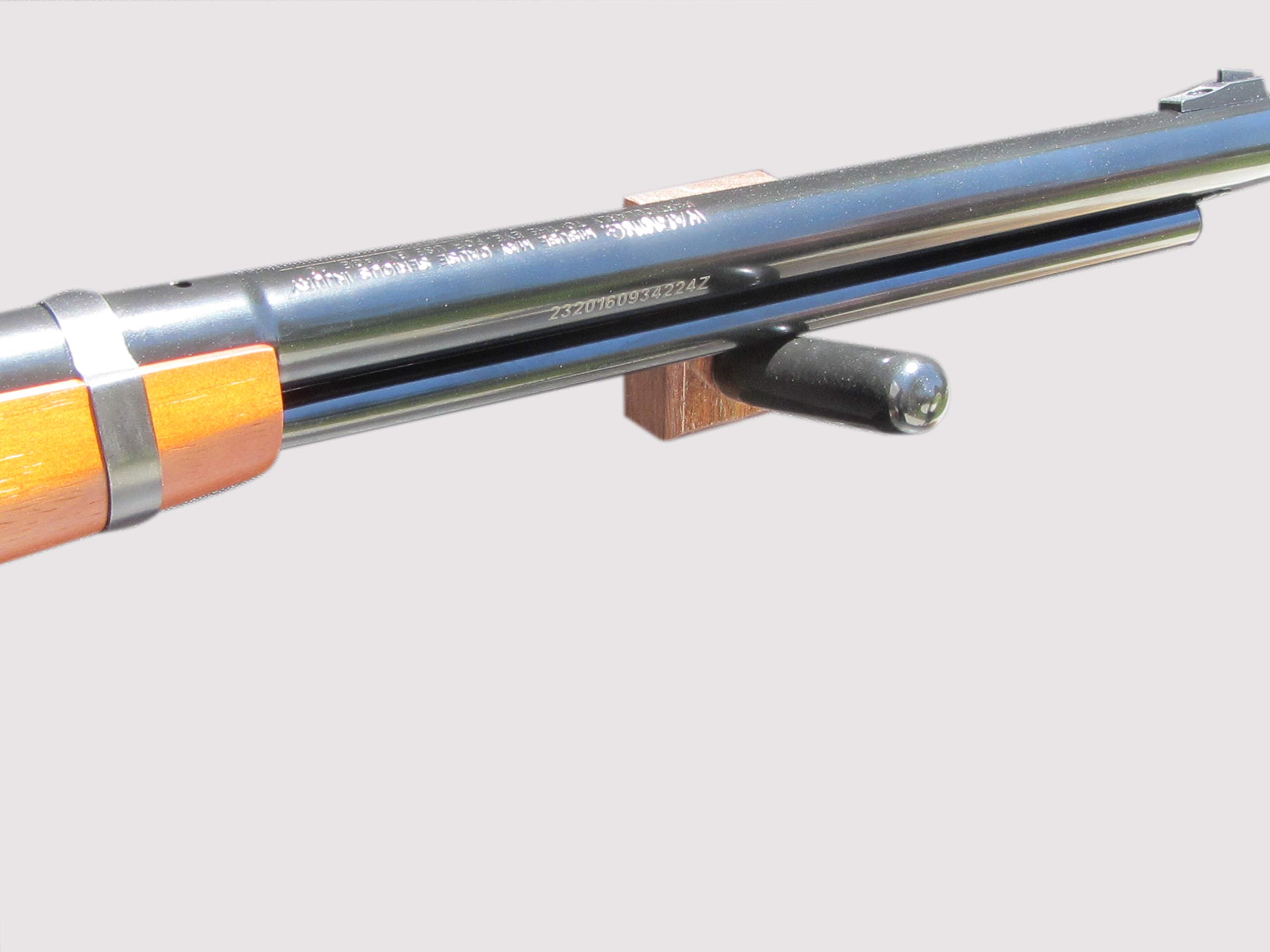 KR Ideas Horizontal Wall Mount for a BB Gun Rifle (Made in The USA) (Walnut)